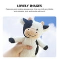thumbnail image 2 of FELTECHELECTR Muñeca de vaca adorable vaca juguete decorativo vaca adorno peluche vaca muñeca animales muñeca, 2 of 7