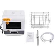 Countertop Dishwasher, 1200W Table Dish Washer 3 Washing Modes 75°C Hot Air Drying for RVs, Small Apartments, Dorms Cleaning Tablewares Bottle Bowl 17×15×17Inch