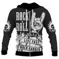 thumbnail image 3 of Sudadera con capucha retro con cremallera para hombre, chaqueta con estampado 3D y patrón nostálgico de los años 80, nueva sudadera informal de calle, ropa de moda para hombre Y2K, 3 of 5