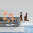 thumbnail image 2 of Arte de pared tejido en ratán y estatuas de gatos. Figuras decorativas para salón de té, pasillo, dormitorio, porche, cafetería, oficina. Regalo ideal, 2 of 8