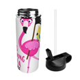 thumbnail image 2 of Sikiie It'S Flamazing To Be A Pirate Print 18OZ Insulated Straw Cup, Portable Leak-proof Sports Water Bottle, Stainless Steel Water Cup Suitable for Home and Outdoor, 2 of 8