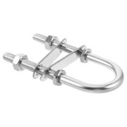 DEEPCRAFF Marine Grade Stainless Steel Heavy Duty U Bolt Pad Eye for Secure Boat Rigging and Fastening Hardware