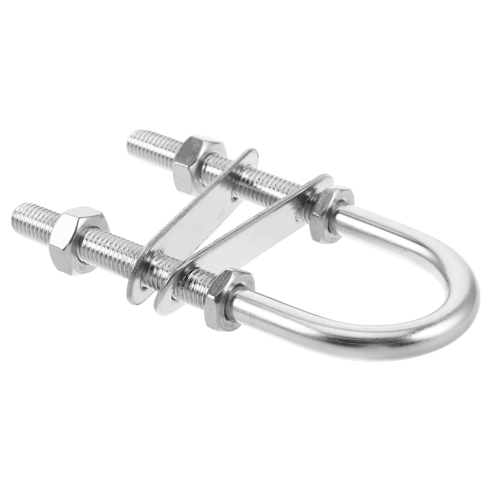 DEEPCRAFF Marine Grade Stainless Steel Heavy Duty U Bolt Pad Eye for Secure Boat Rigging and Fastening Hardware