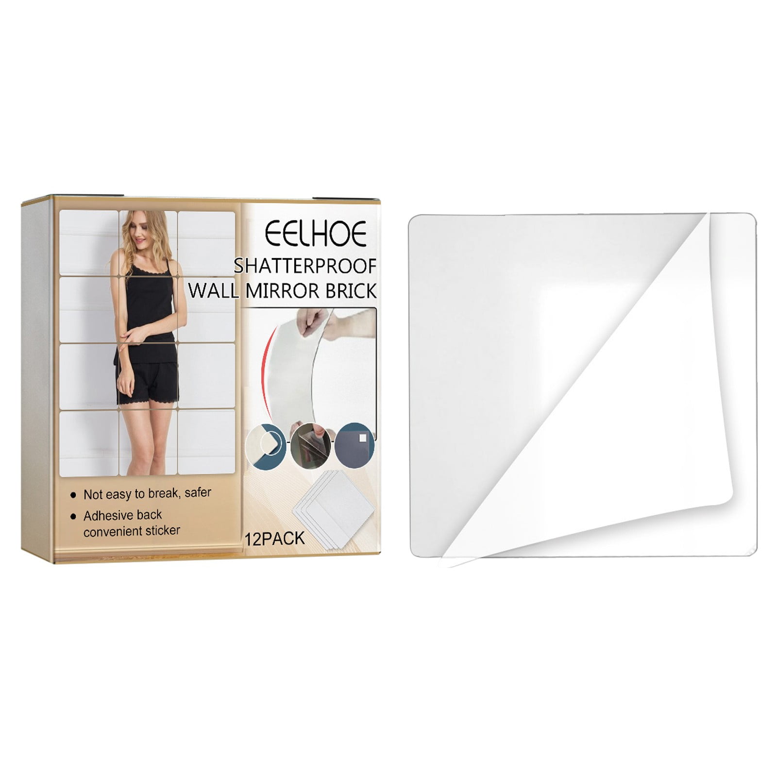 Wall Mirror Splicing Mirror Sticker Full Body Mirror Wall Sticker