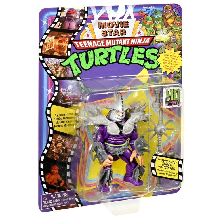 TMNT MOVIE STAR SUPER SHREDDER 　タートルズ Teenage Mutant Ninja Turtles: 4” Original Movie Star Super