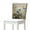 Butterfly Daisy 1, variant on Xoenoiee Bird Cherry Blossom Print Chair Back Covers for Dining Chairs Washable Dining Chair Back Covers Universal Cover For Chairs, 20 x 19 Inch Home Kitchen Decor, 1 Pack