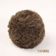 thumbnail image 1 of Zhuge Hilo de chenilla grueso para tejer voluminosos y esponjosos, hilo de chenilla, hilo de felpa suave, 100 g, marrón oscuro, 1 of 4