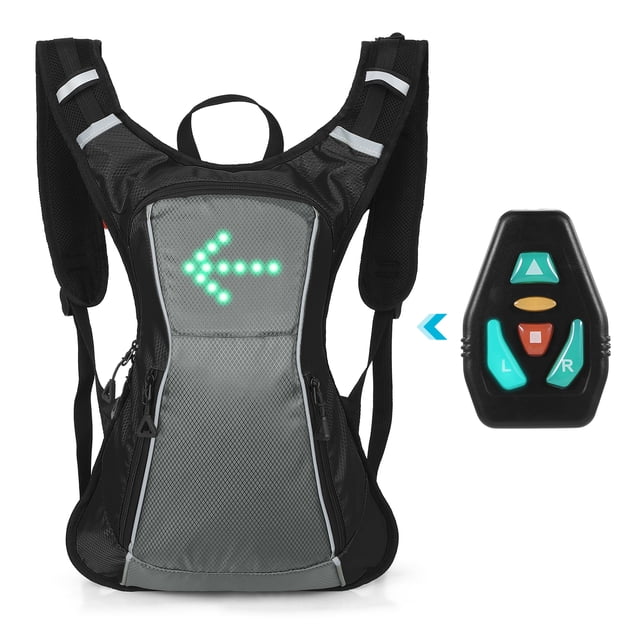 mochila Mochila con señal de giro LED Mochila reflectante impermeable IPX5 con indicador de direcció Tomshoo mochila