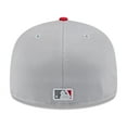 thumbnail image 6 of Men's New Era  Gray/Red Chicago White Sox 2025 Batting Practice 59FIFTY Fitted Hat, 6 of 7
