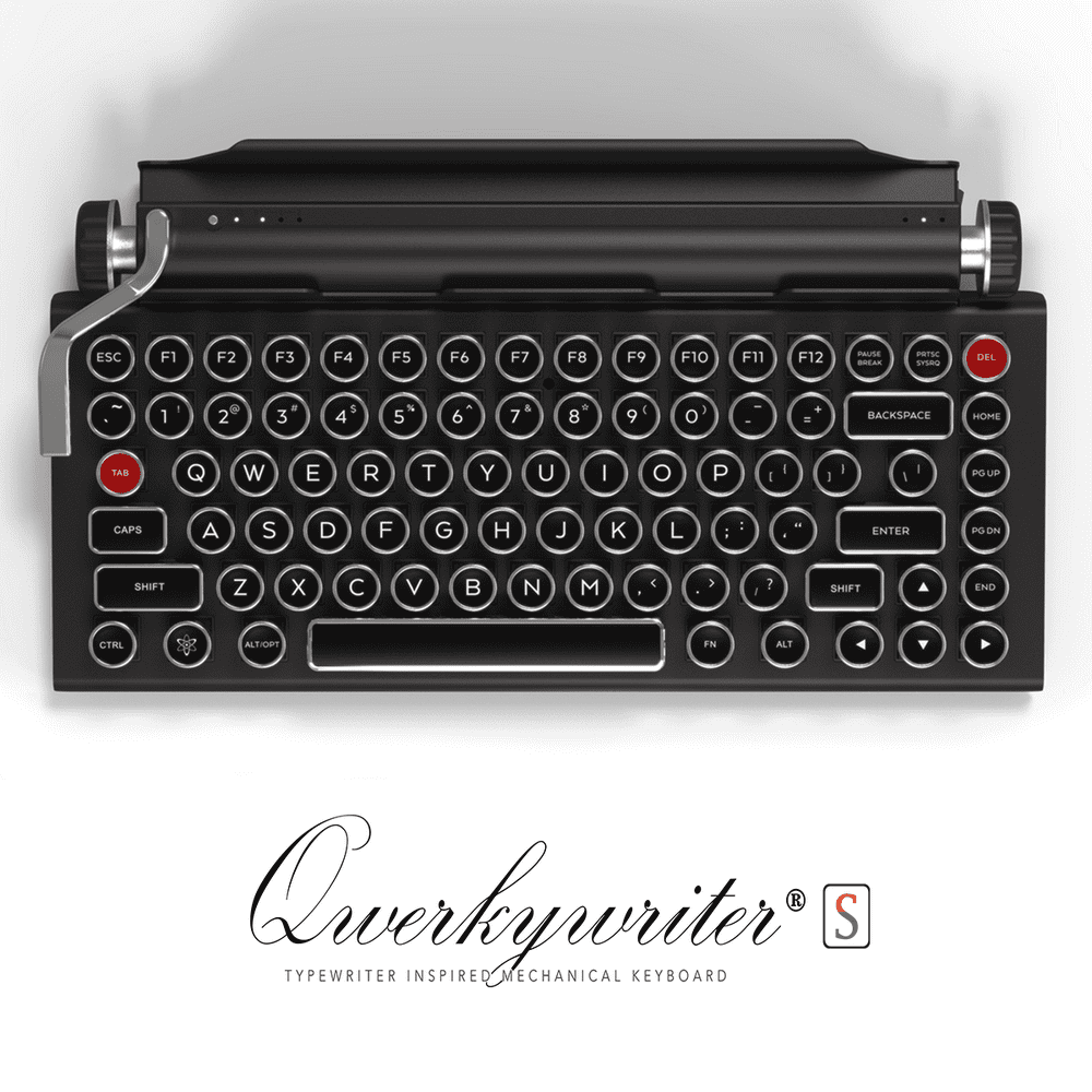 QWERKYWRITER® S Typewriter Inspired Mechanical Keyboard