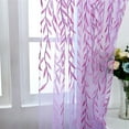 thumbnail image 6 of Giyblacko Blackout Curtains Willow Voile Tulle Room Window Curtain Sheer Voile Panel Drapes Curtain PP M, 6 of 9