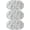 Light Grey, variant on 3 Rolls Yarn,100% Polyester Jelly Bean POM-POM Ball Yarn for Crochet Knitting Handcraft Mat Pet Nest 450g