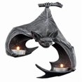 thumbnail image 1 of Halloween Bat-Shaped Candlestick Resin Hanging Garden Statue Sculptures Crafts Candle Holder for Pat, 1 of 5