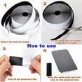 thumbnail image 4 of 3Meter Magic Sticker Tape Self Adhesive Extra Strong Double Sided Adhesive with Sticker Pad Fluffy Hook and Loop Fastener Black White 3Meter 20mm, 4 of 6