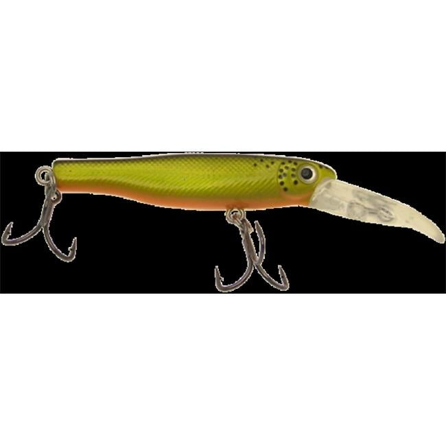 Thundermist Lures MM-2.25-GLD Medium Sinking Misty Minnow Crank Baits, Gold - Walmart.com