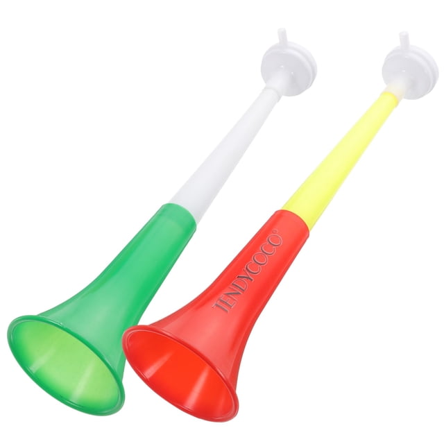 Trompet Toy ibasenice con cuernos plegables para estadio, 2 unidades, para niños