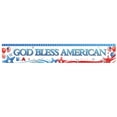 thumbnail image 2 of BNNG Large God Blesse America Banner Outdoor Independence Day Flag 120 X 20 Memorial National Day Yard Sign American Decorations 4th Of July Party Supplies Holiday Celebration Patriotic, 2 of 4