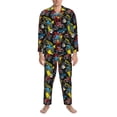 thumbnail image 3 of Fotbe Monster Car Pijama de Hombre con Estampado de Manga Larga, Conjunto de 2 Piezas, Ropa de Dormir Suave y Cómoda con Bolsillos-X-Large, 3 of 7