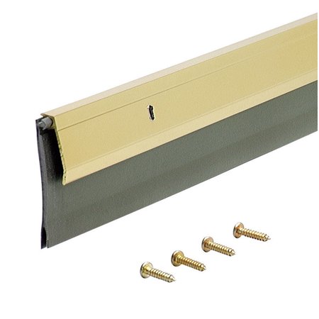 

M-D Building Products 5744 M-D 0 Heavy Duty Door Sweep 1/4 in W X 36 in L X 2 in H Bright Brite Gold