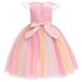 thumbnail image 4 of Lindo vestido de diseño para niña, falda de malla, falda de princesa, falda abullonada de primavera, falda de arcoíris con degradado, regalo para el Día del Niño, 4 of 6