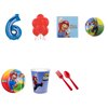 Super Mario Brothers Party Supplies Party Pack For 32 With Blue #6 Balloon