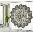 thumbnail image 5 of Ambesonne Victorian Shower Curtain, Mandala, 69"Wx75"L, Multicolor, 5 of 5