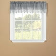 thumbnail image 2 of Collections Etc Fox Valley Traders Lillian Swag Valance, Gray, One Size Fits All, 2 of 2