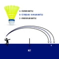 thumbnail image 5 of FZ Forza NS -10 Nylon Badminton Shuttlecock , Innovated In Denmark , Medium Speed | Green , Pack Of 6, 5 of 5