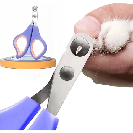 Pet Nail Clippers for Small Animals - Best Cat Nail Clippers & Claw Trimmer for Home Grooming Kit - Professional Grooming Tool for Tiny Dog Cat Bunny Rabbit Bird Puppy Kitten Ferret (3.5mm)