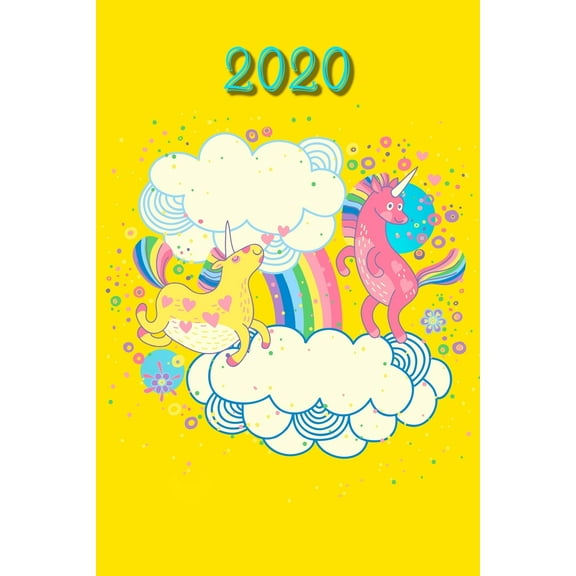 2020: My personal organizer 2020 with Unicorn Design - personal organizer 2020 - weekly calendar 2020- monthly calendar for 2020 in hand pocket size (Paperback)