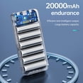 thumbnail image 6 of GUSGU Power Go P130 130W PD Power Ban, 20,000mAH/3.7V 74Wh, 2 USB C/USB A Port for Macbook,Laptop, Samsung Galaxy, iPad etc, 6 of 8