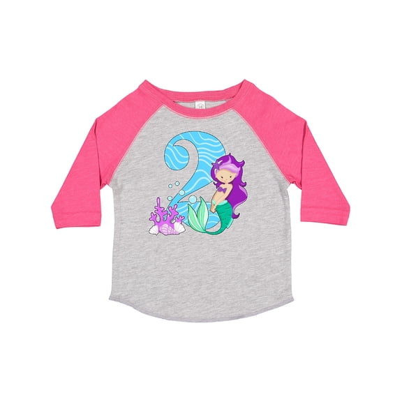 Inktastic Second Birthday Mermaid Girls Toddler T-Shirt