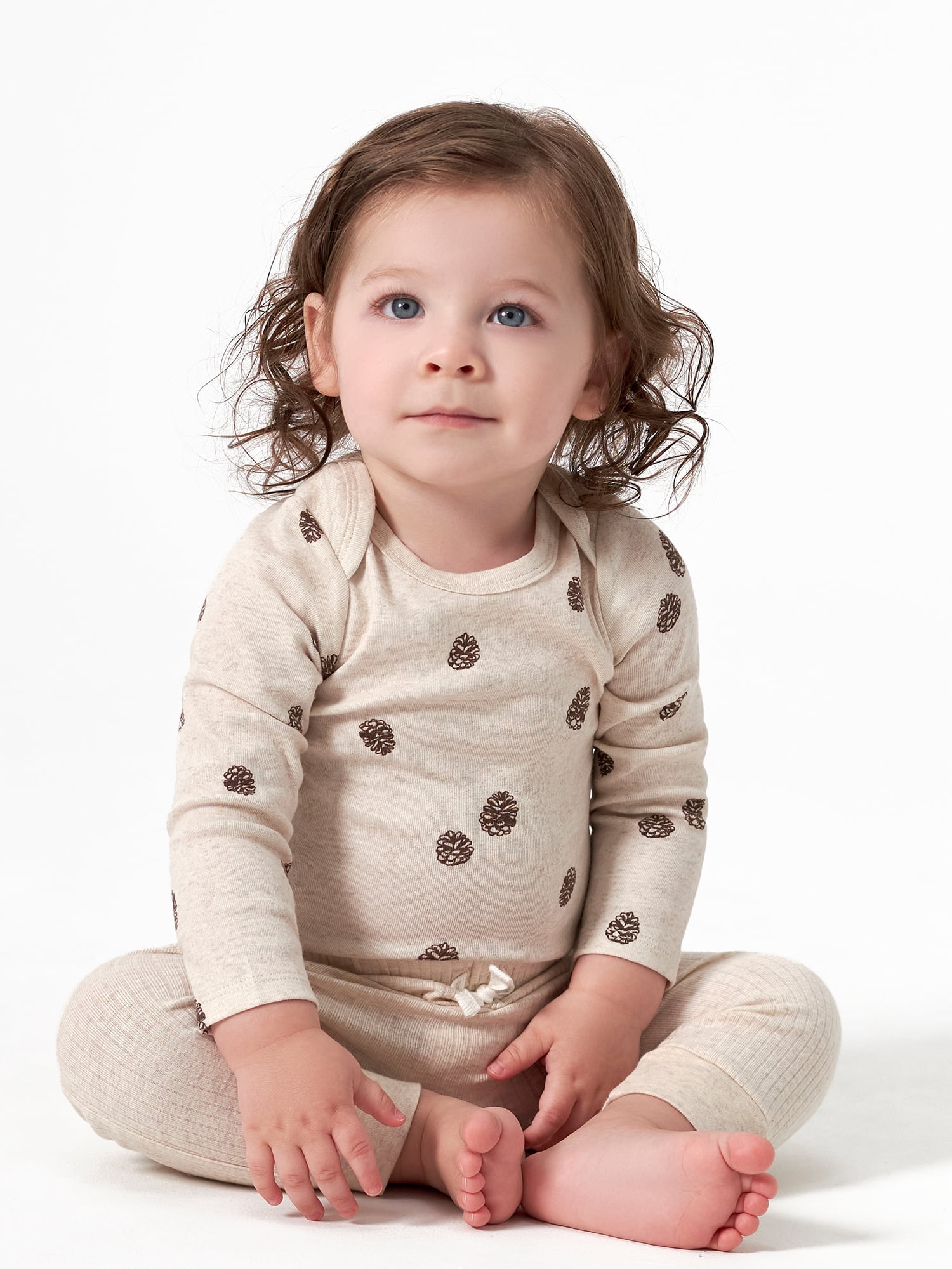 Modern Moments by Gerber Baby Boy Long Sleeve Onesies Bodysuits, 3-Pack (Newborn - 12M)