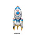 thumbnail image 3 of Vajilla de fiesta espacial exterior azul para niño, Baby Shower, tema de galaxia, astronauta espacial, fiesta de cumpleaños para niños, cubiertos de decoración desechables, 3 of 5
