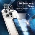 thumbnail image 3 of JETech Screen Protector for iPhone 15 Pro 6.1-Inch with Camera Lens Protector, Easy Installation Tool, Tempered Glass Film, HD Clear, 2-Pack Each, 3 of 7