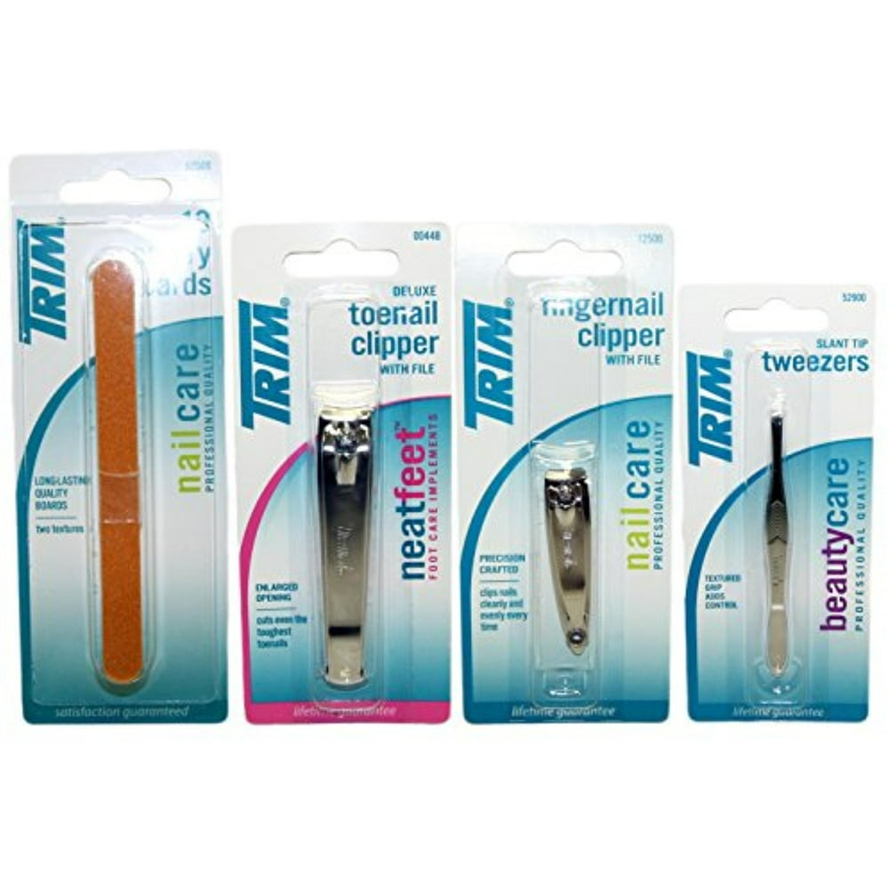 Trim Beauty Care Nail Set! Professional Quality Fingernail Clippers