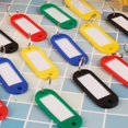 thumbnail image 2 of 50 Pack Plastic Key Tags with Container, Key Labels for a Backpack, Fob, Mailbox, ID, USB Drive, Car Keys, 2 of 5