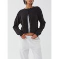thumbnail image 2 of SUNSIOM Cardigan Uni pour Femmes Manches Longues Col Rond Boutonné Pull Tricoté, 2 of 7