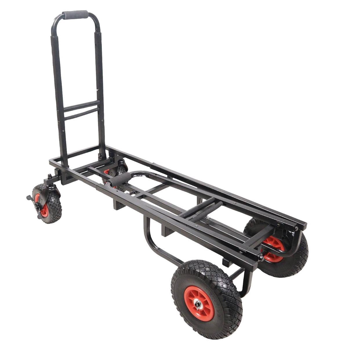 ProX X-ROLLNRUN ROLL & RUN Folding 8-in-1 Multi-Cart Rolling Utility Dolly Height Adjustable Rolling Hand Truck