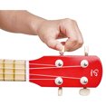thumbnail image 2 of Hape Ukulélé en Bois à 4 Cordes Instrument de Musique pour Enfants, Rouge à Pois, 2 of 6