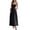 Black, variant on Women's Texture Sweetheart Neck Backless Cami Dress with Ruched Ties Bodice and Lining Lyocell 85% Polyamide 15%
