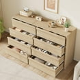 thumbnail image 7 of Goldensoil 8 Drawer Dresser for Bedroom with Storage Drawers, 54" x15.9" x  32", Wood Color, 7 of 7