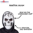 thumbnail image 3 of Disfraz Dress Up America Grim Reaper para Halloween para niños, tamaño grande, 3 of 7