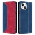 thumbnail image 2 of Funda FOXDOCK para iPhone 13 de Cuero Premium Bicolor con Ranuras RFID, Carcasa Tipo Billetera Antigolpes y Soporte Plegable, 2 of 6