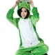 thumbnail image 3 of Pijama de una pieza de dibujos animados de rana de cuero verde de manga larga con dibujos animados de animales para hombre y mujer en pareja de otoño e invierno, 3 of 6