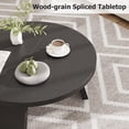 thumbnail image 4 of EDTara Circular Coffee Table for Living Room, 33.5" Modern Design With Sturdy Three-Leg Support, Easy To Assemble, 4 of 7