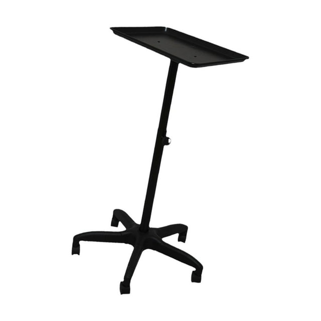 Carro rodante Carro de salón de belleza Totalmente ajustable con bandeja de almacenamiento multiusos resistente Carro de bandeja para colorear Carro
