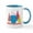 White/Blue Inside, variant on CafePress - Snoopy: Merry And Bright Mug - 11 oz Ceramic Mug - Novelty Coffee Tea Cup