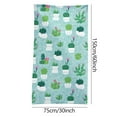 thumbnail image 3 of dinapents Jumbo 75x150cm Beach Towel - Absorbent Microfiber Printed Square Shawl with Anti-Sand Feature for Vacation, 3 of 3