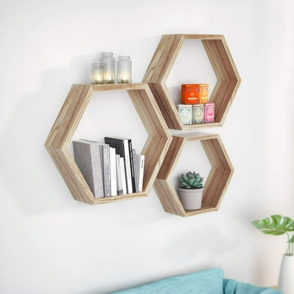 Hexagon Wall Shelf